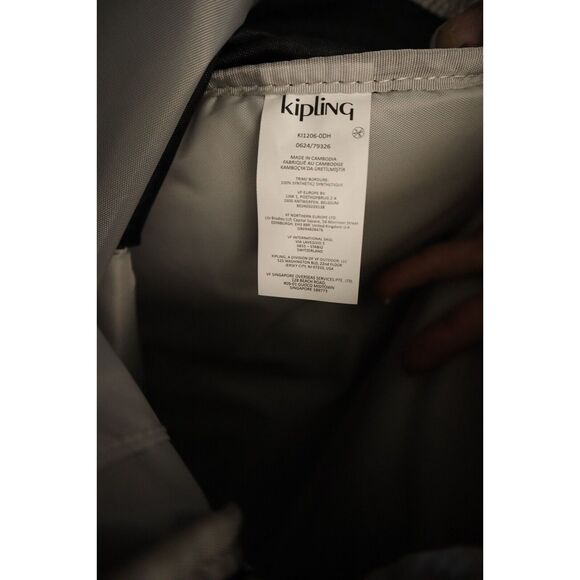 Kipling KI1206-0DH Unisex Large Black Tonal Seoul 15" Laptop Backpack - Picture 15 of 16